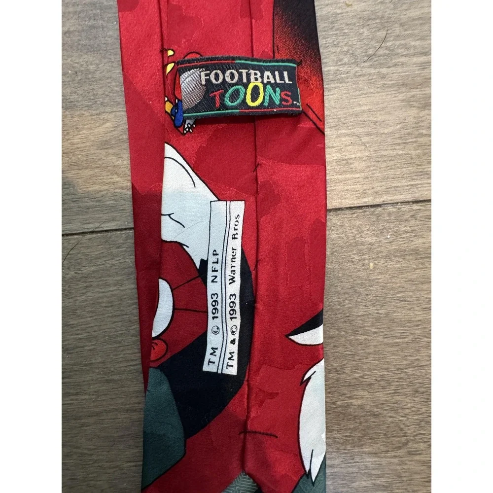 Vintage‎ New York Giants Tie Mens Red NFL Football Looney Tunes Tweety 90s